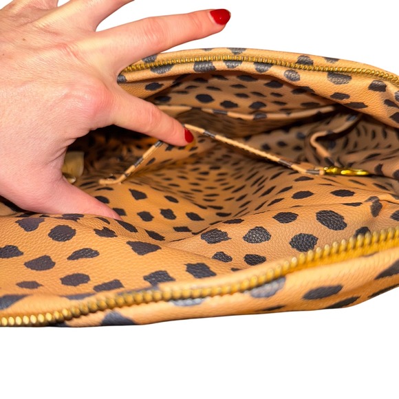 Fawn Design The Mini Spotted Convertible Backpack/Shoulder Diaper Bag EUC - Picture 11 of 16